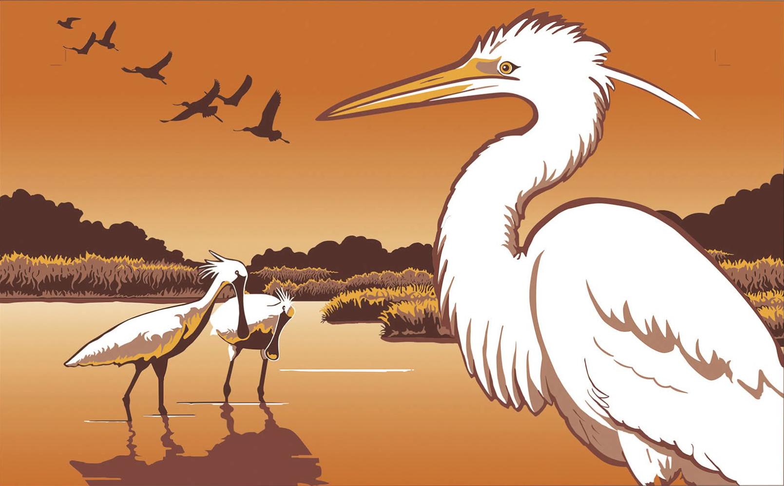 Photo du panneau : Parc Ornithologique